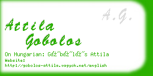 attila gobolos business card